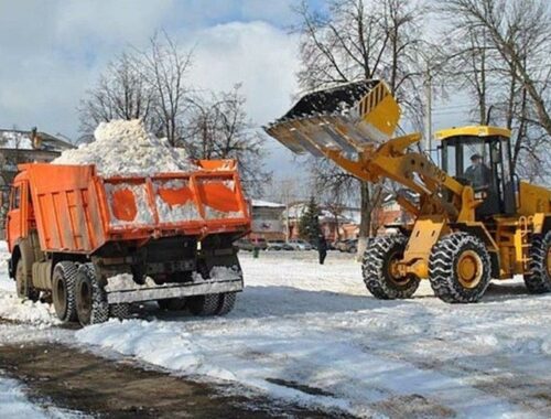 Преимущества вывоза снега с погрузкой