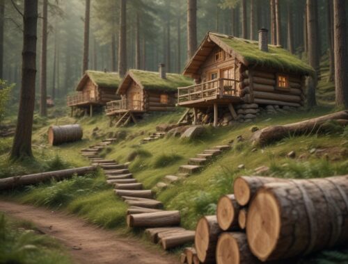 Проекты домов из оцилиндрованного бревна и домокомплекты под ключ с ценами от производителя Проекты домов из оцилиндрованного бревна и домокомплекты под ключ с ценами от производителя