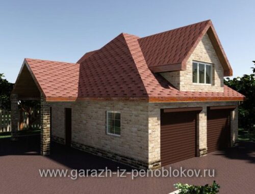 Двухэтажный гараж на дачном участке: выгодное решение для хранения и отдыха