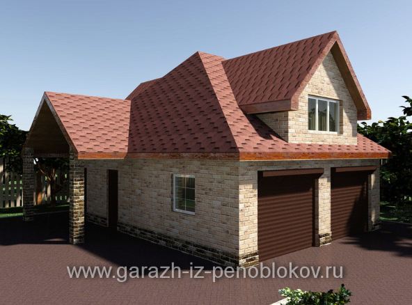 Двухэтажный гараж на дачном участке: выгодное решение для хранения и отдыха