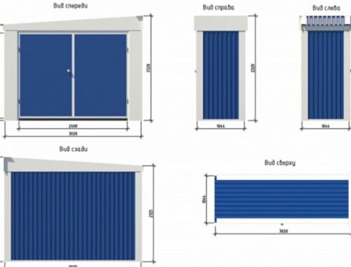 Хозблок с односкатной крышей: конструктивные особенности и области применения
