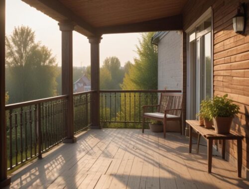 Стоимость строительства открытой веранды к дому под ключ в Московской области