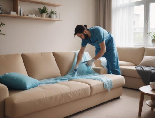 Химчистка дивана и мебели на дому: обзор методов, условий проведения и безопасности