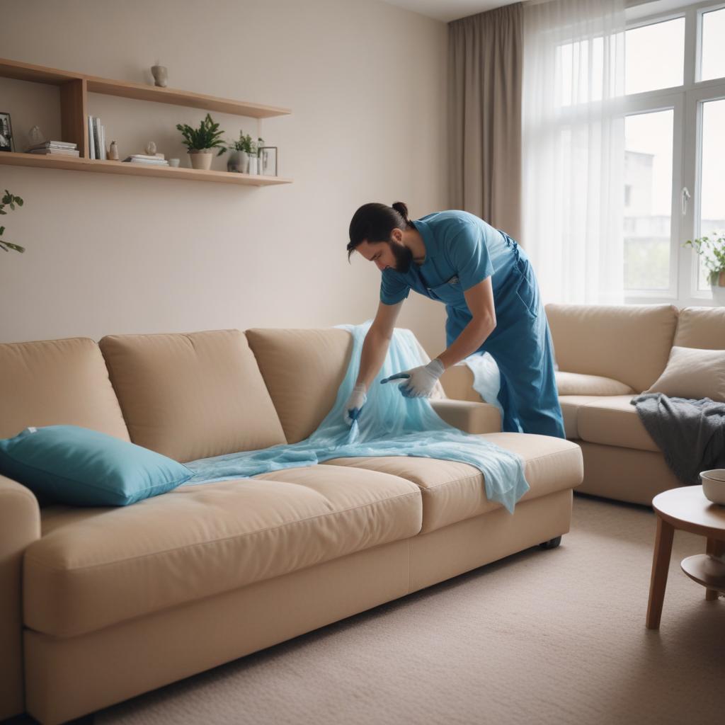 Химчистка дивана и мебели на дому: обзор методов, условий проведения и безопасности