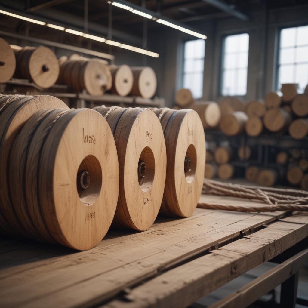 Производство деревянных кабельных барабанов с доставкой по России