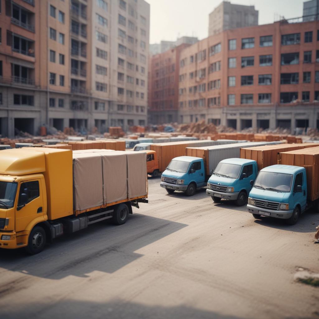 Строительные материалы с доставкой по городу и области: ассортимент и условия поставки