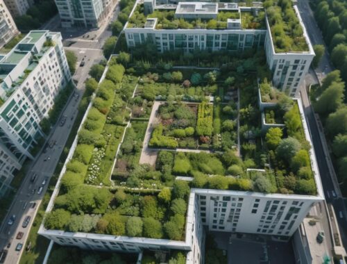 Благоустройство и озеленение крыш в Москве