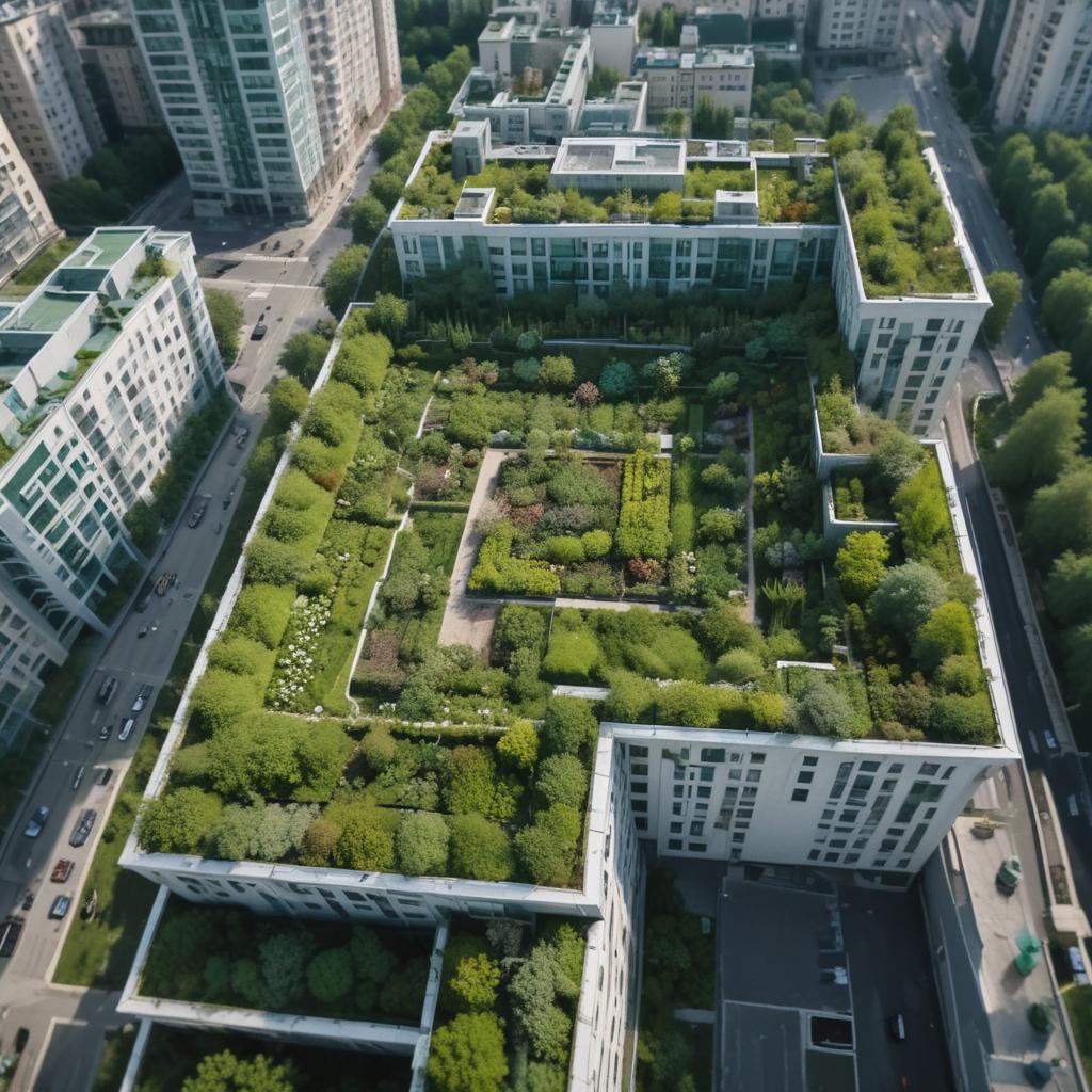 Благоустройство и озеленение крыш в Москве