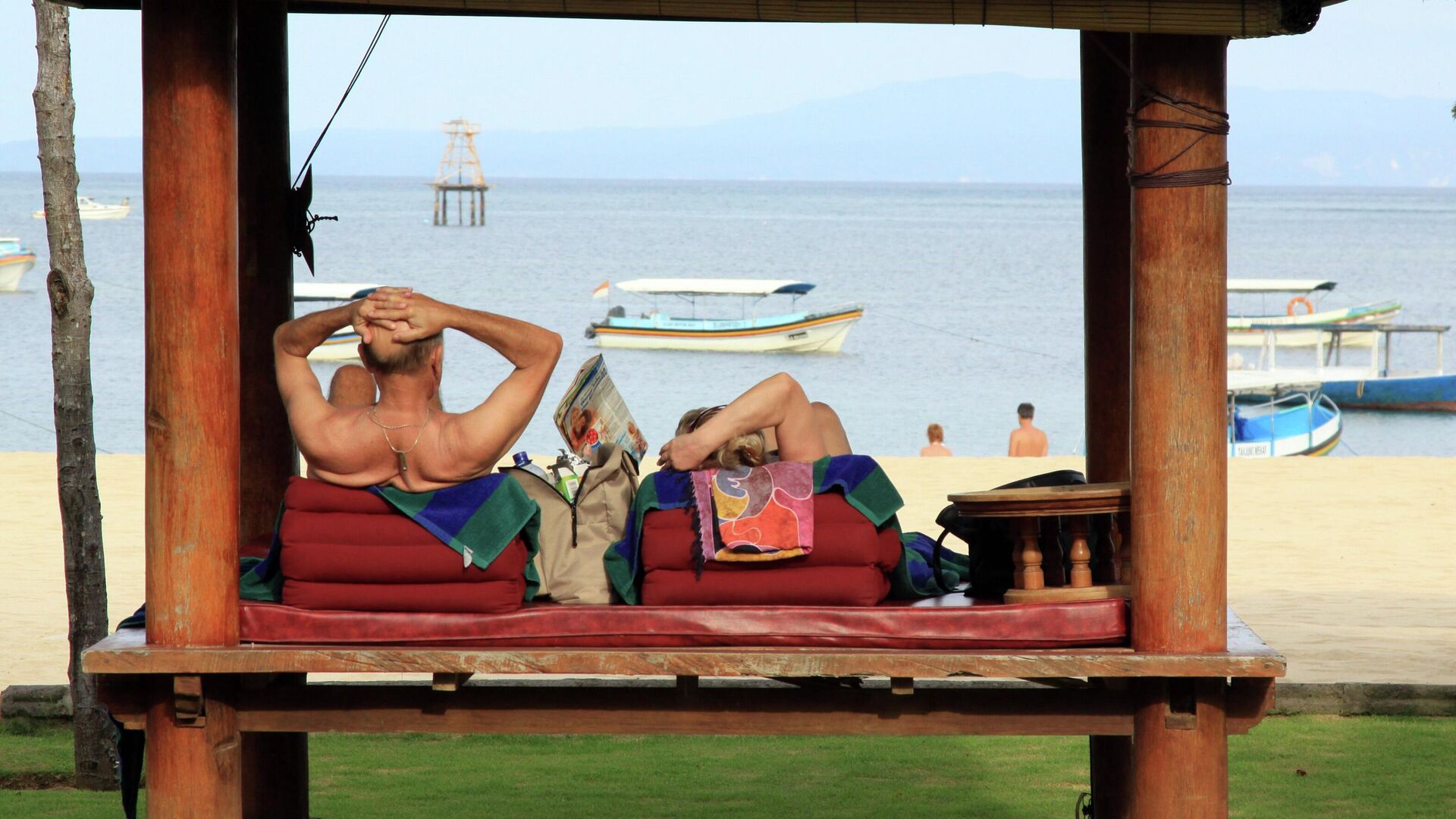 Отдыхающие на острове Бали - РИА Новости, 1920, 07.04.2026