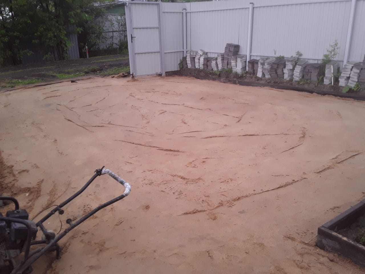 Фотография формирования слоёв