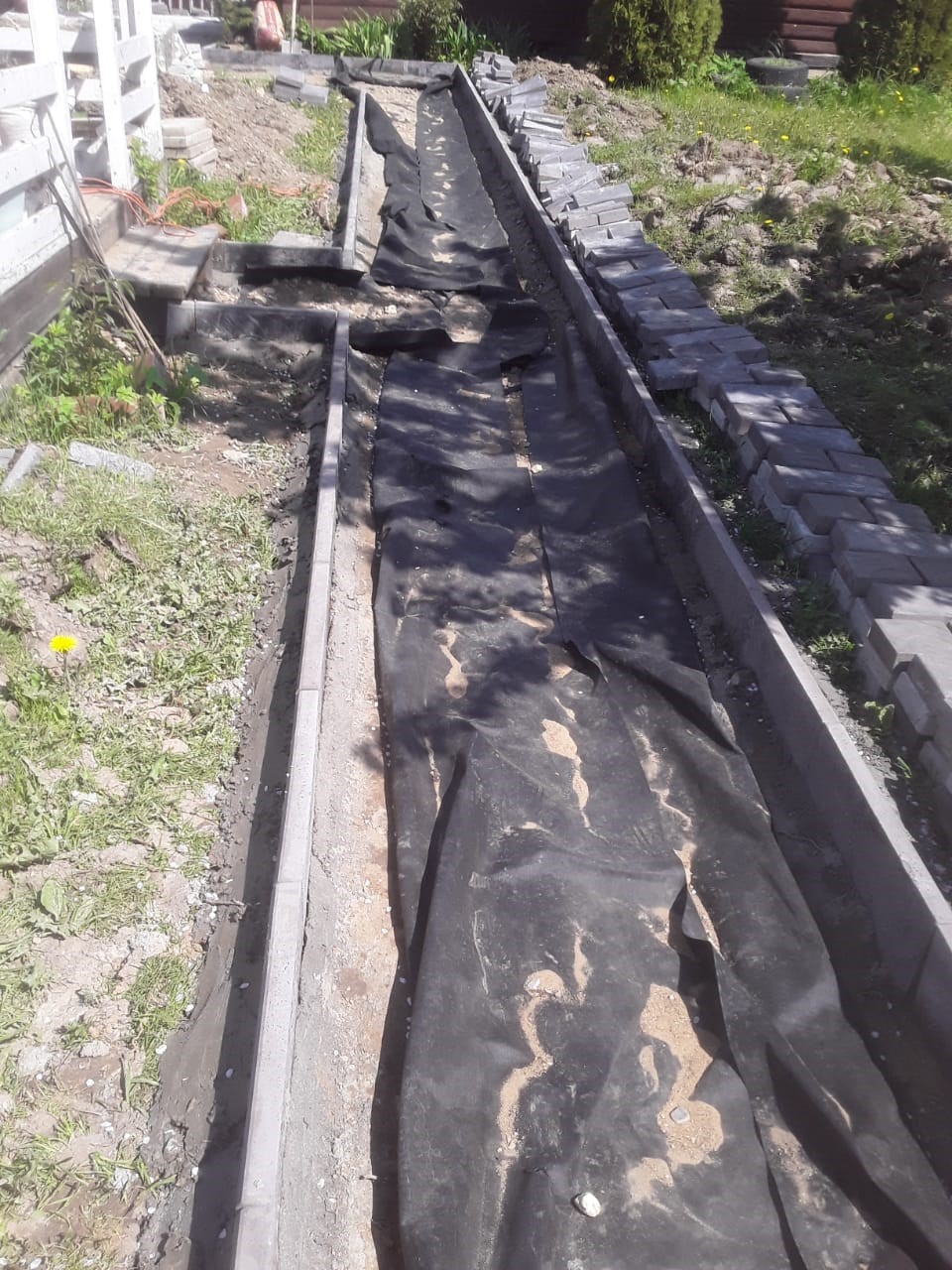 Фотография геотекстиля