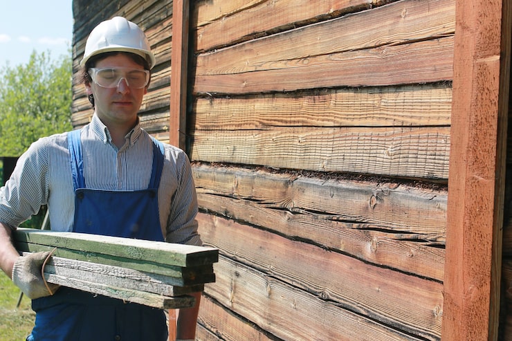 Чем отделать фасад деревянного дома негорючими материалами