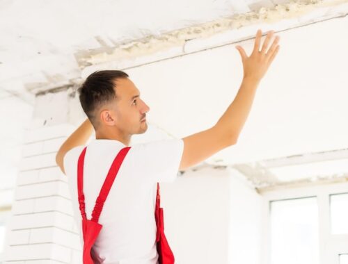 Монтаж каркаса под гипсокартон на стену с утеплителем